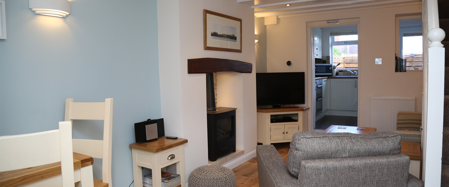 kirrin cottage conwy living area. North wales, snowdonia, anglesey self catering cottage holiday