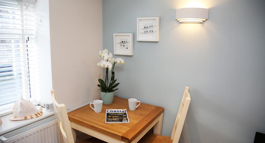 kirrin cottage romantic dining area for 2 self catering holiday north wales conwy