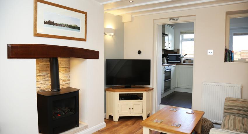 kirrin cottage living area romantic getaway for 2 conwy llandudno snow donia